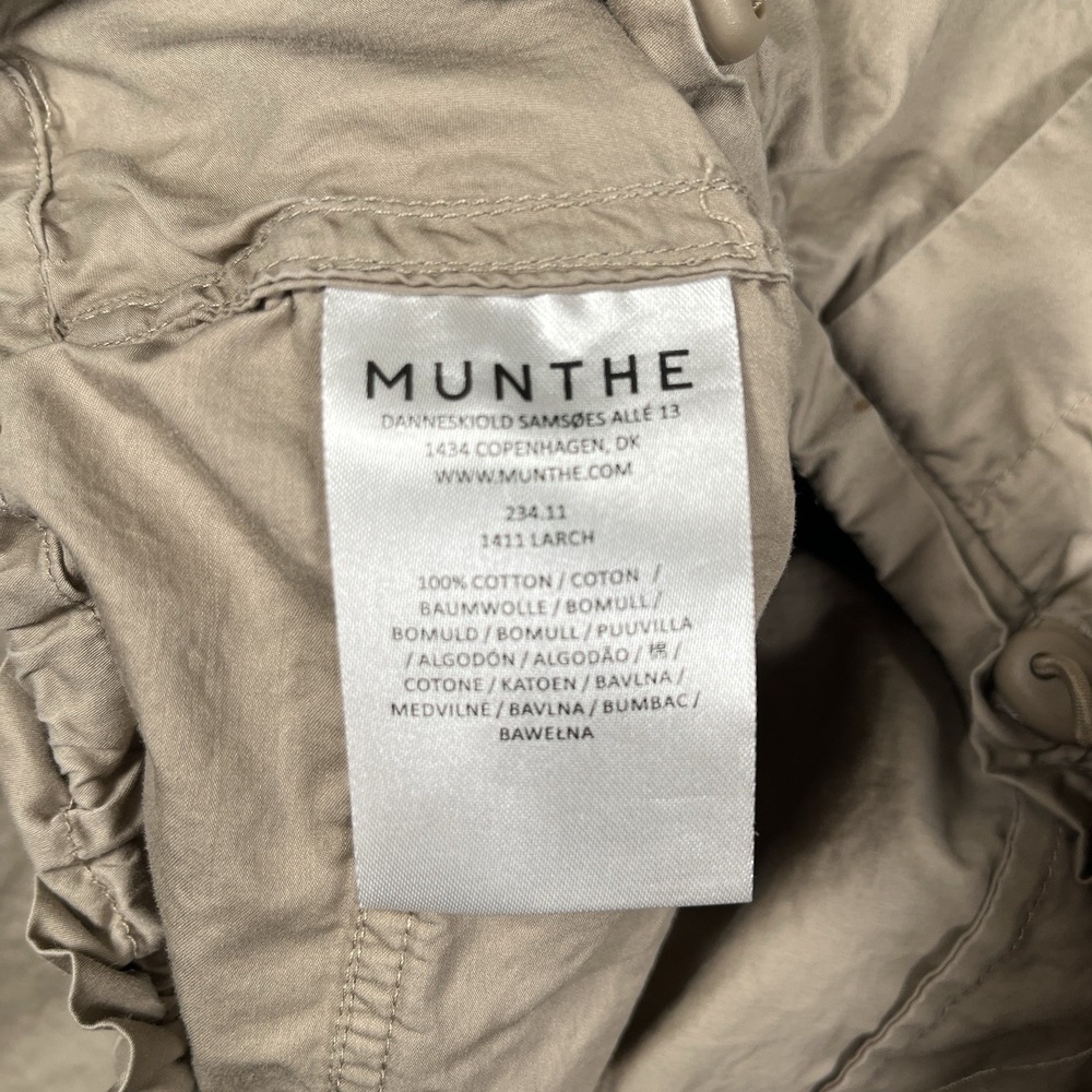 Munthe Larch Cargo Pants Women 28x29 Elastic Waist/Ankle Casual or Formal Cotton - Picture 5 of 13